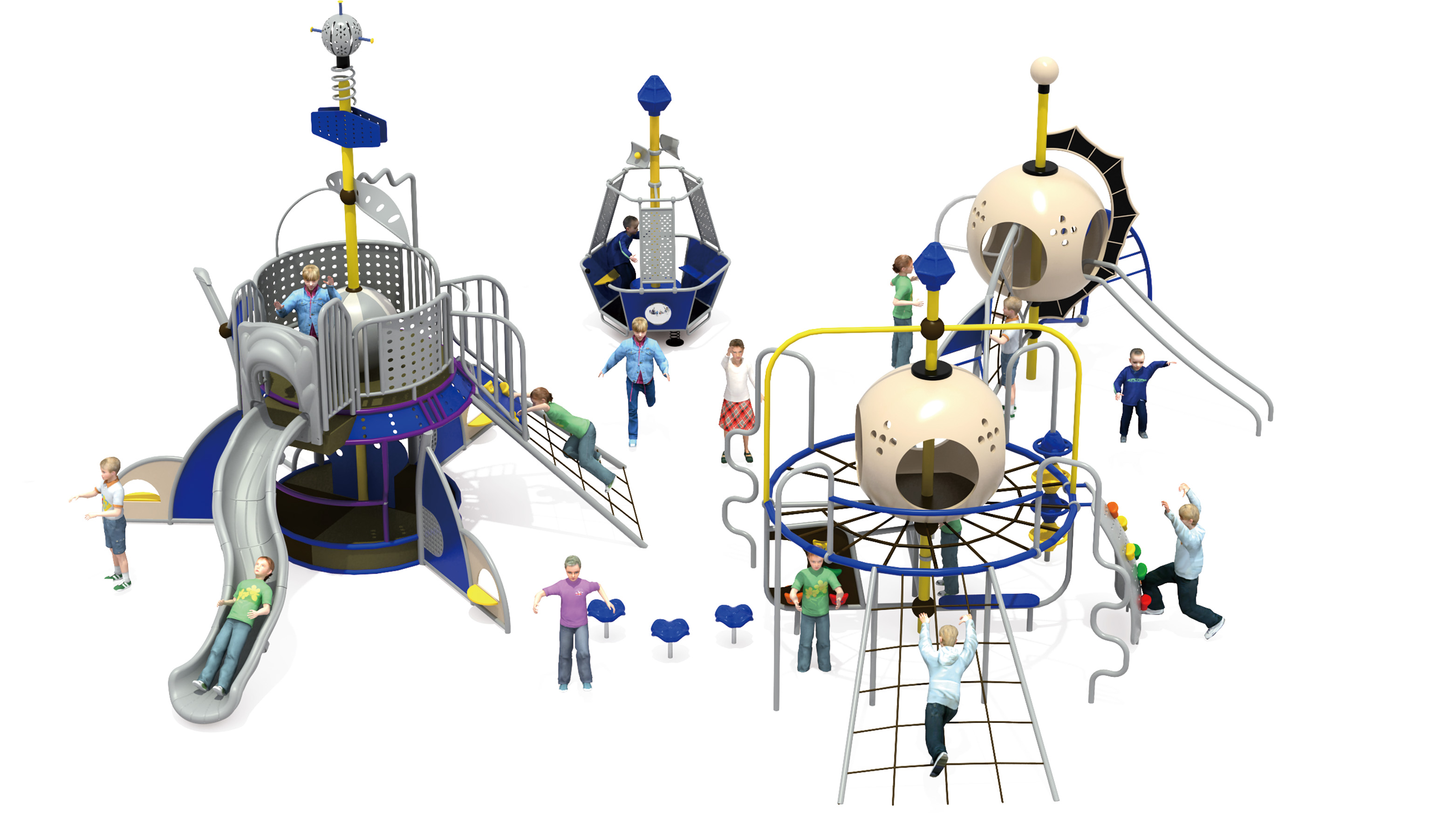 HJ-18103-組合滑梯