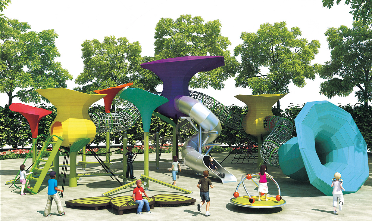 HK-5201-植物樂園滑梯